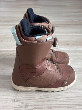 Women’s Burton Mint Boa Snowboard Boots Size 8